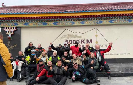 Gruppenfoto Highway 318 Tibet
