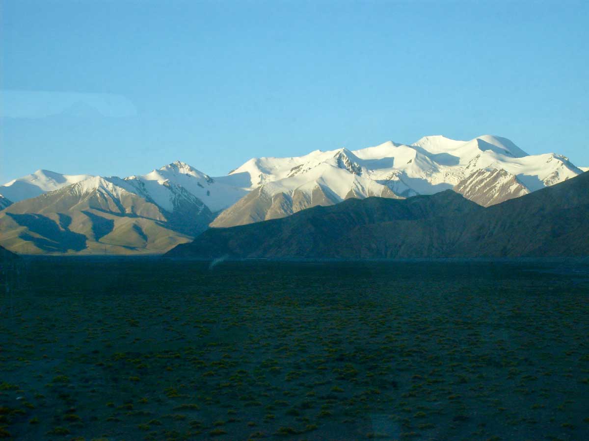 Hochlandlandschaften entlang der Tibet-Bahn (2007)